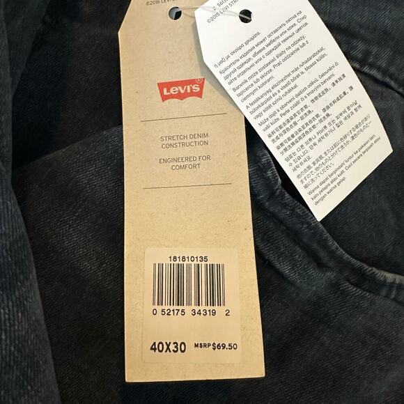 NWT Levi’s 541 Athlete Fit Stretch Jeans Blue 40x30 - Picture 5 of 10